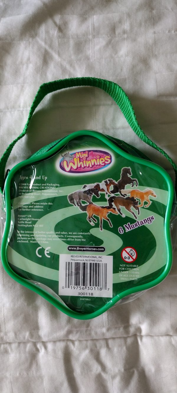 Mini Whinnies Mustangs in Green Carry Case - Image 2