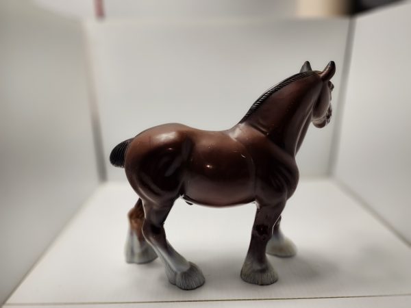 Plastic Vintage Clydesdale Horse of Unknown Origin - Image 2