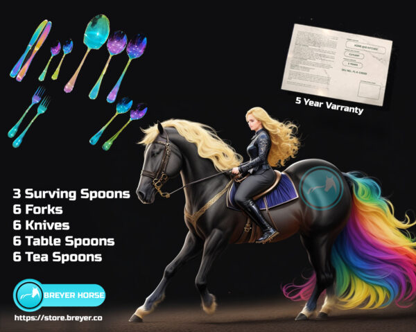 Unicorn Rainbow Cutlery Set