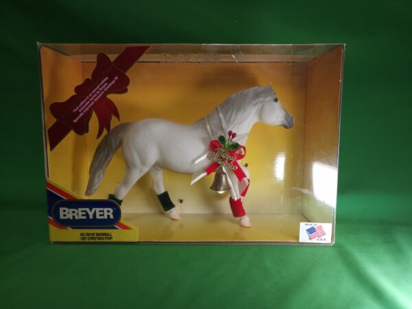 1997 Breyer Snowball, the Christmas Pony!  1st Release in the Series of Holiday Horses