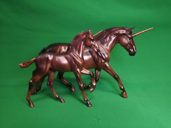 Mira & Antares, Breyer Unicorn Mare and Foal 2019 Web Special