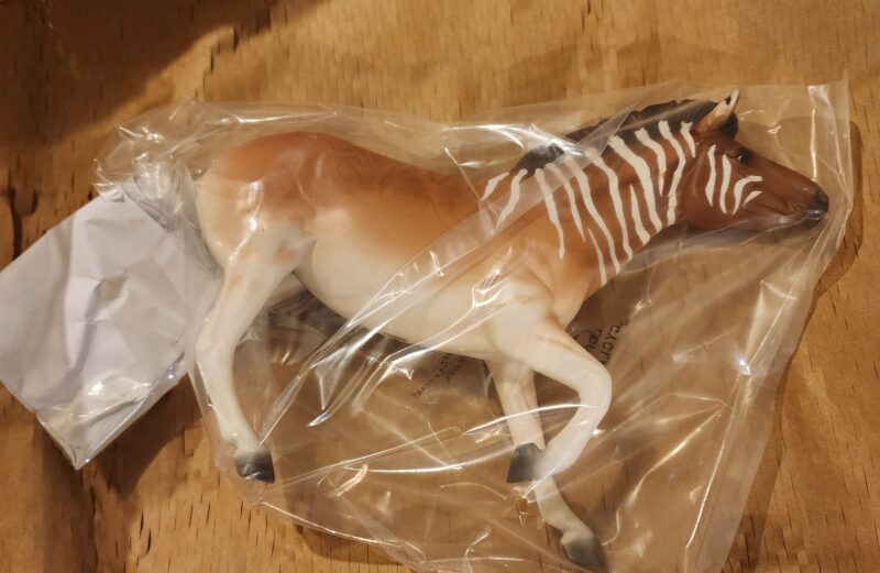 Breyerfest 2024 SR I Will Survive – Endangered Zebra Model