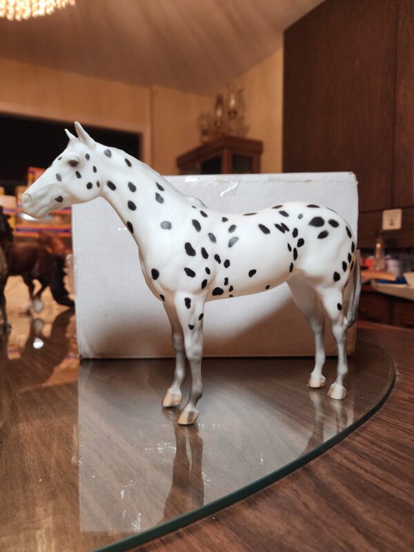 Breyer Family Appaloosa Mare on Lady Phase Mold, Black Leopard Appaloosa