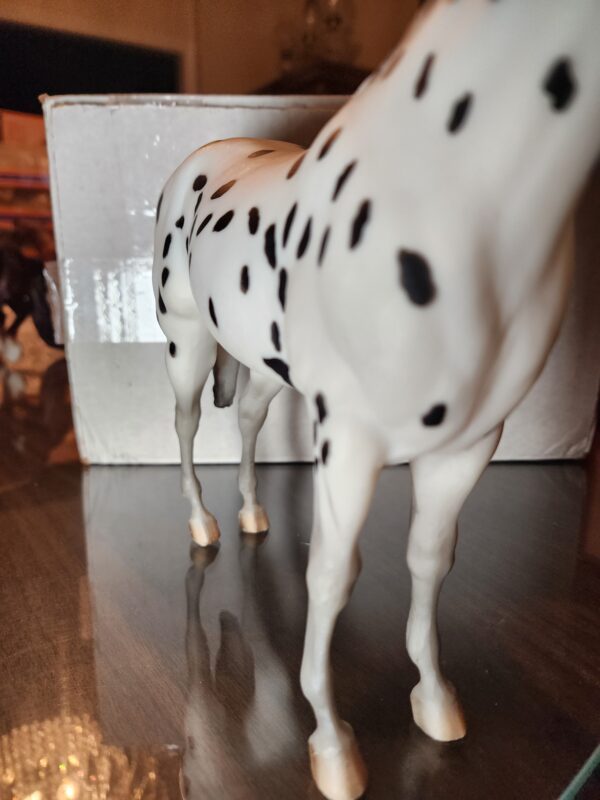 Breyer Family Appaloosa Mare on Lady Phase Mold, Black Leopard Appaloosa - Image 3