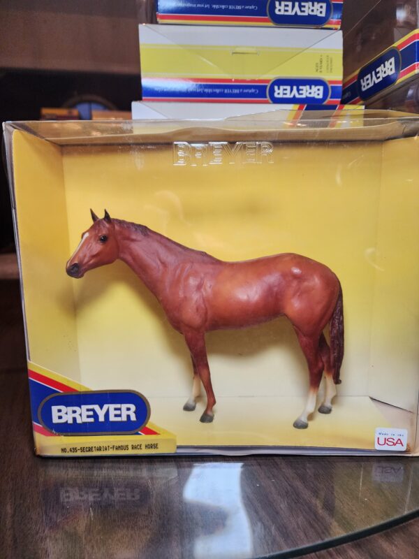 Breyer Secretariat, Famous Racehorse, Model #435, Artist's Series, 1987-1995,Vintage